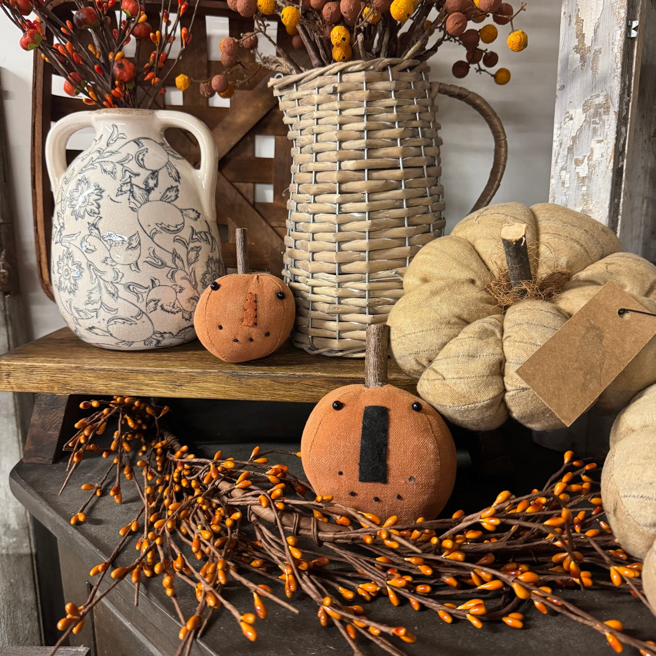 Patch & Porter - Pumpkin Head Set