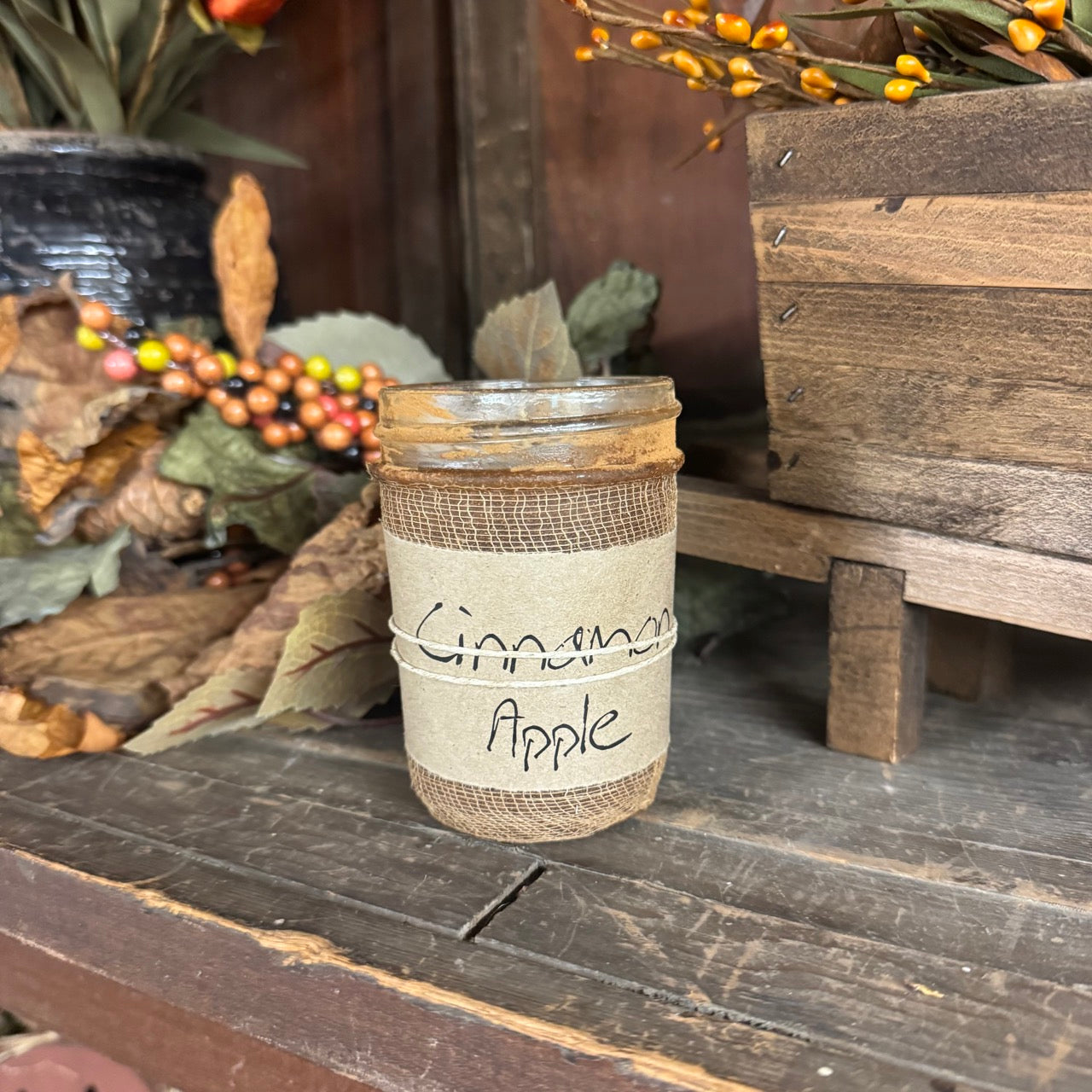 Cinnamon Apple - 8oz. Handmade Candle