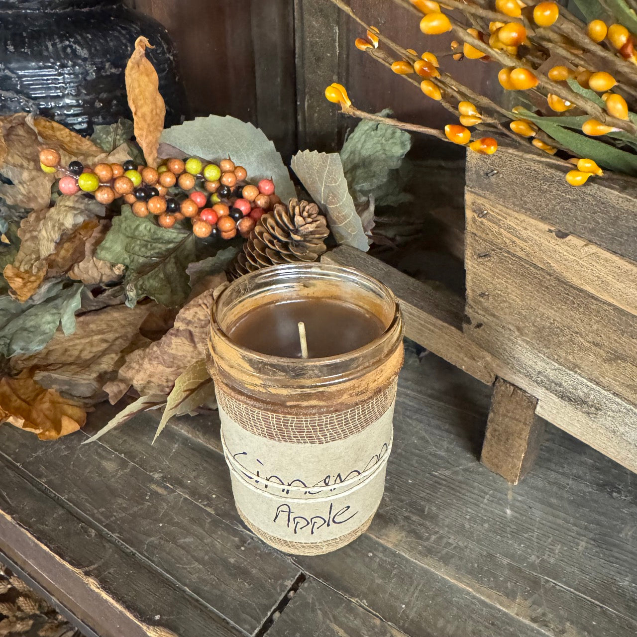 Cinnamon Apple - 8oz. Handmade Candle