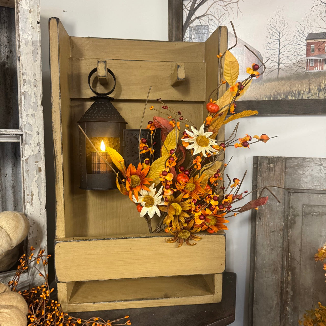 Autumn Harvest Floral Drop