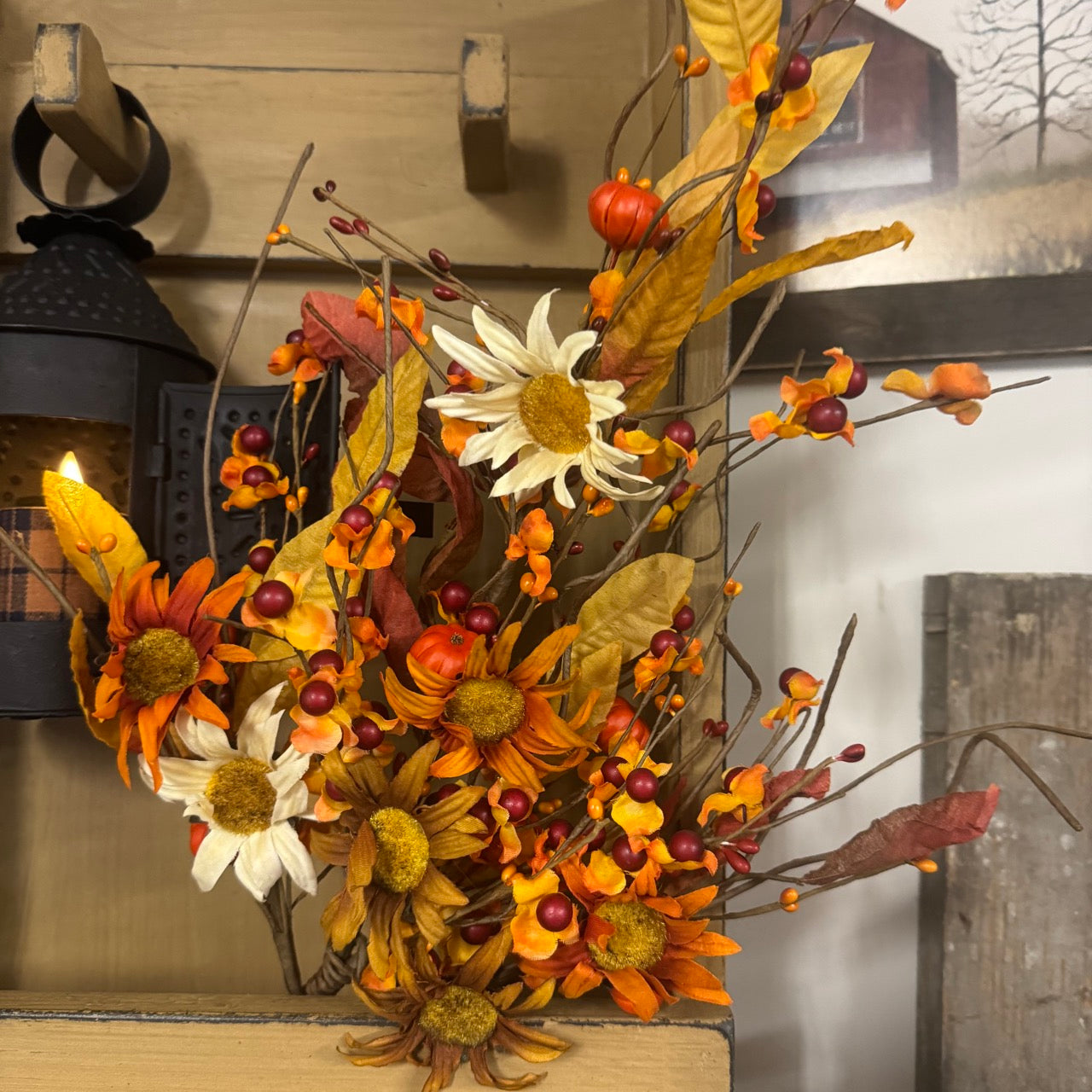 Autumn Harvest Floral Drop