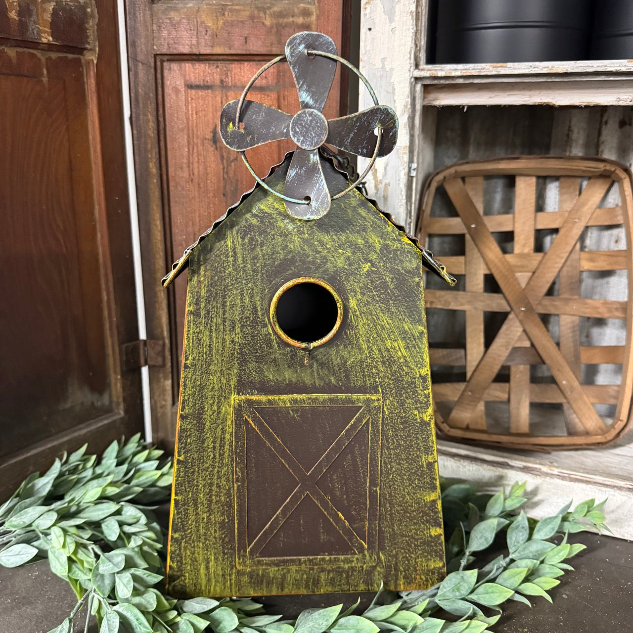 Large Metal Bird House