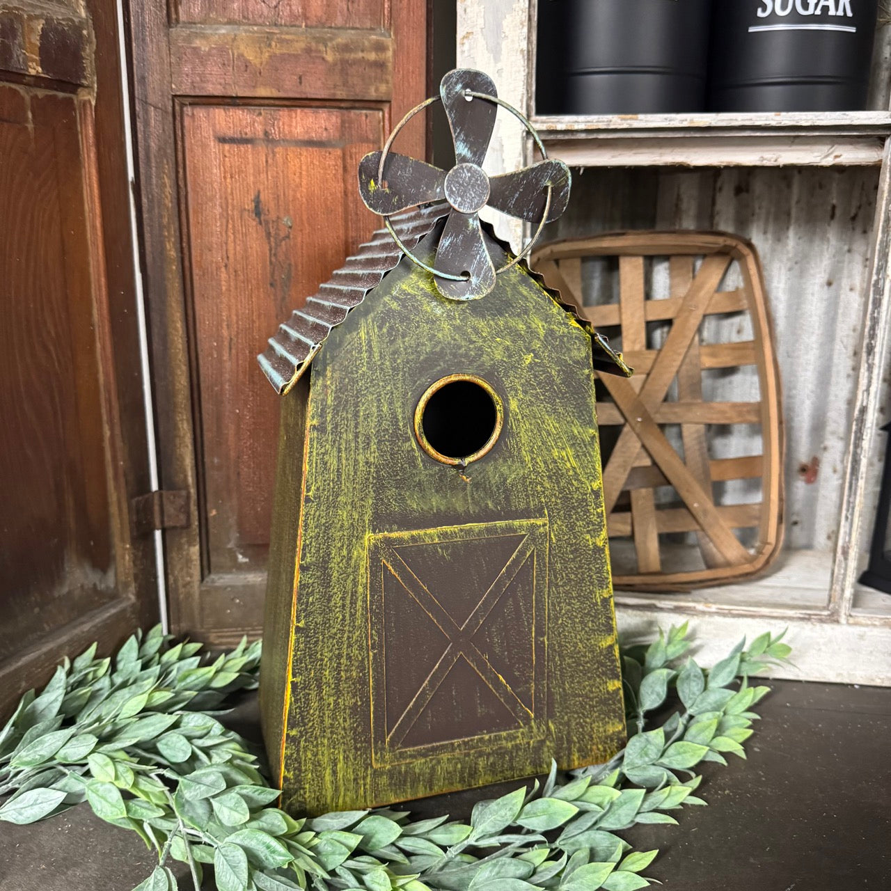 Large Metal Bird House