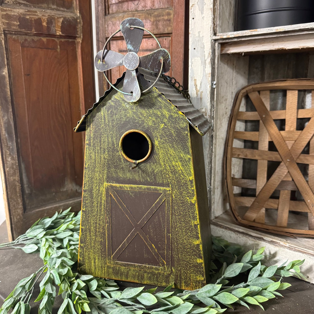 Large Metal Bird House