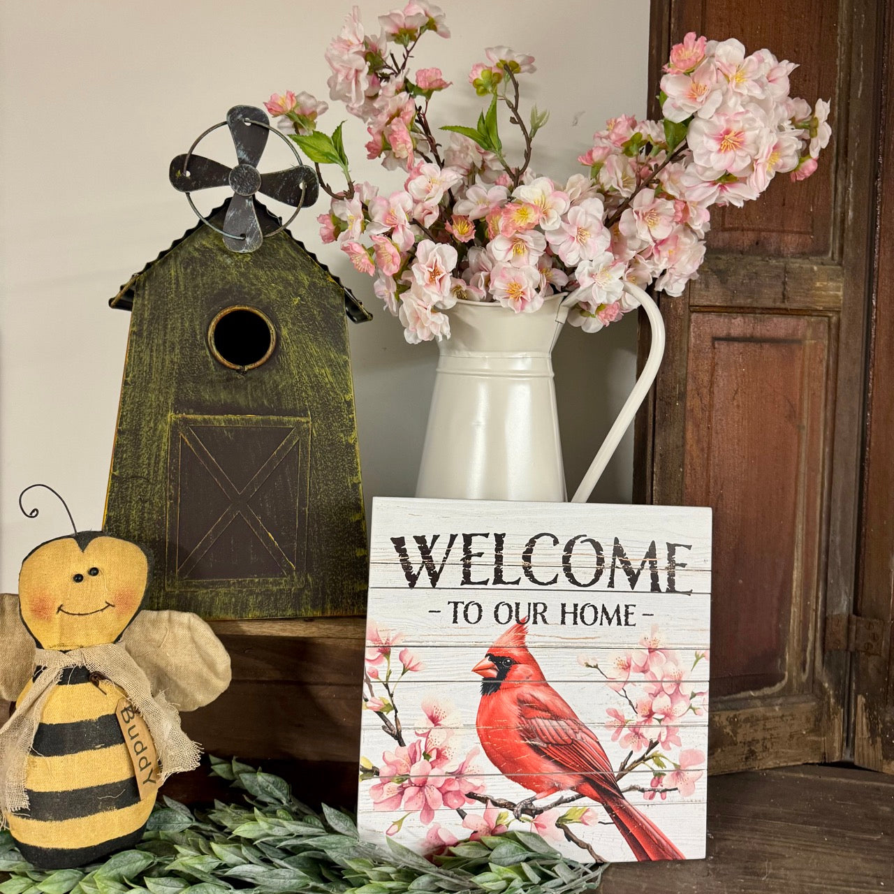 Welcome to Our Home - Cardinal Sign