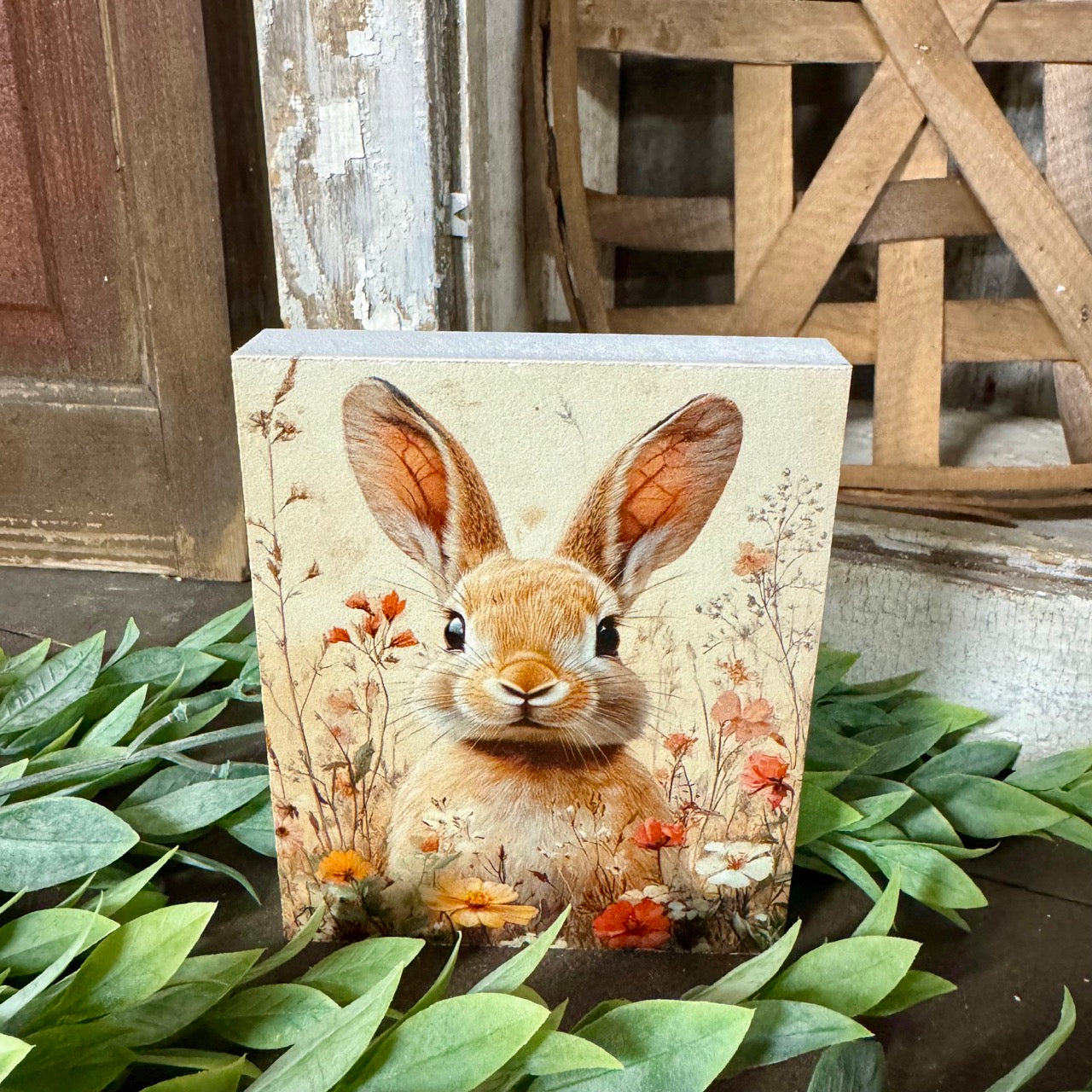 Bunny Wooden Block