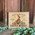 Cottontail Market - Canvas Sign