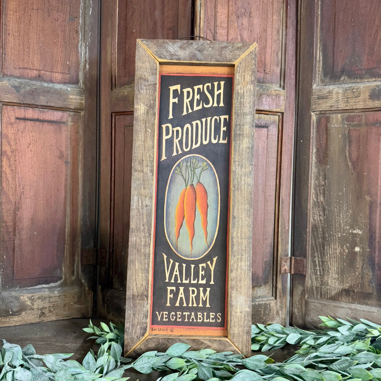 Fresh Produce - Wooden Sign