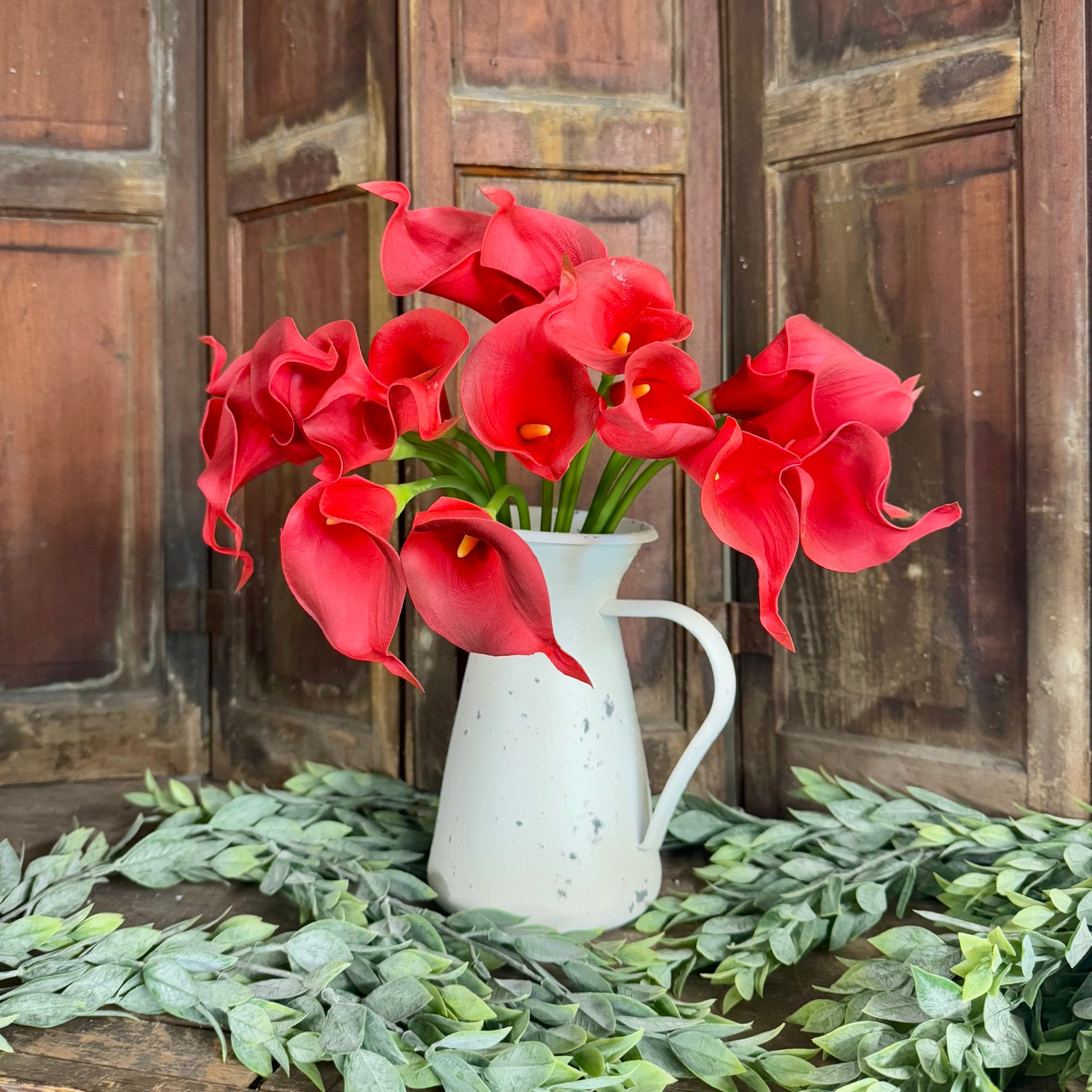 Calla Lily Stems w/ Pitcher Set!