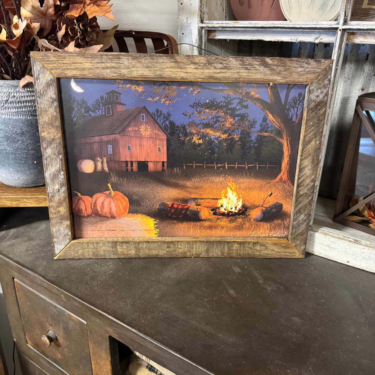 Billy Jacobs "Autumn Embers" Framed Art