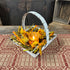White Metal Basket