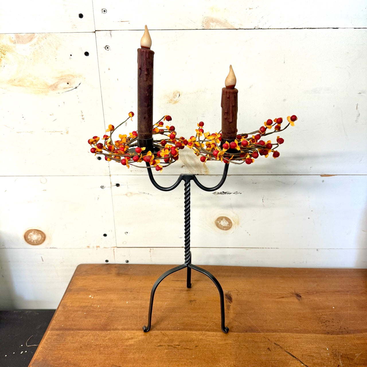 Twisted Forge Candle Holder