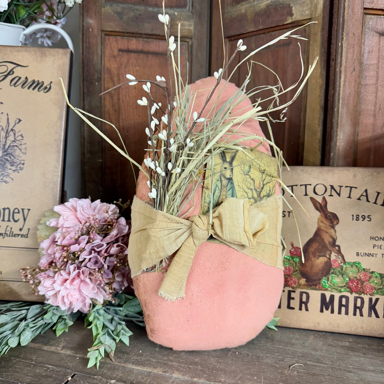 Handmade Pink Easter Egg