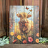 Highland Cow - Wood Sign