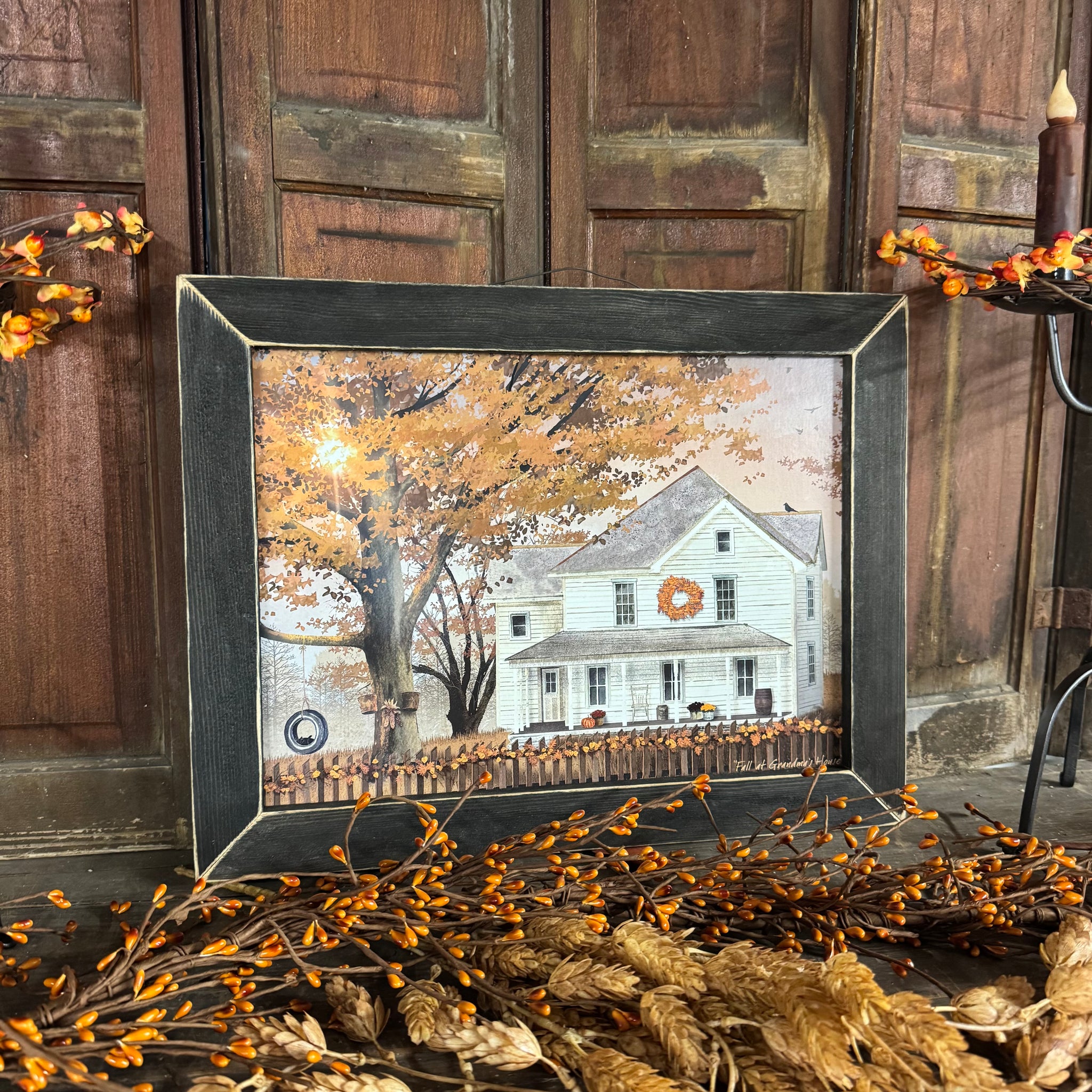 Billy Jacobs "Fall at Grandma's House" Framed Art