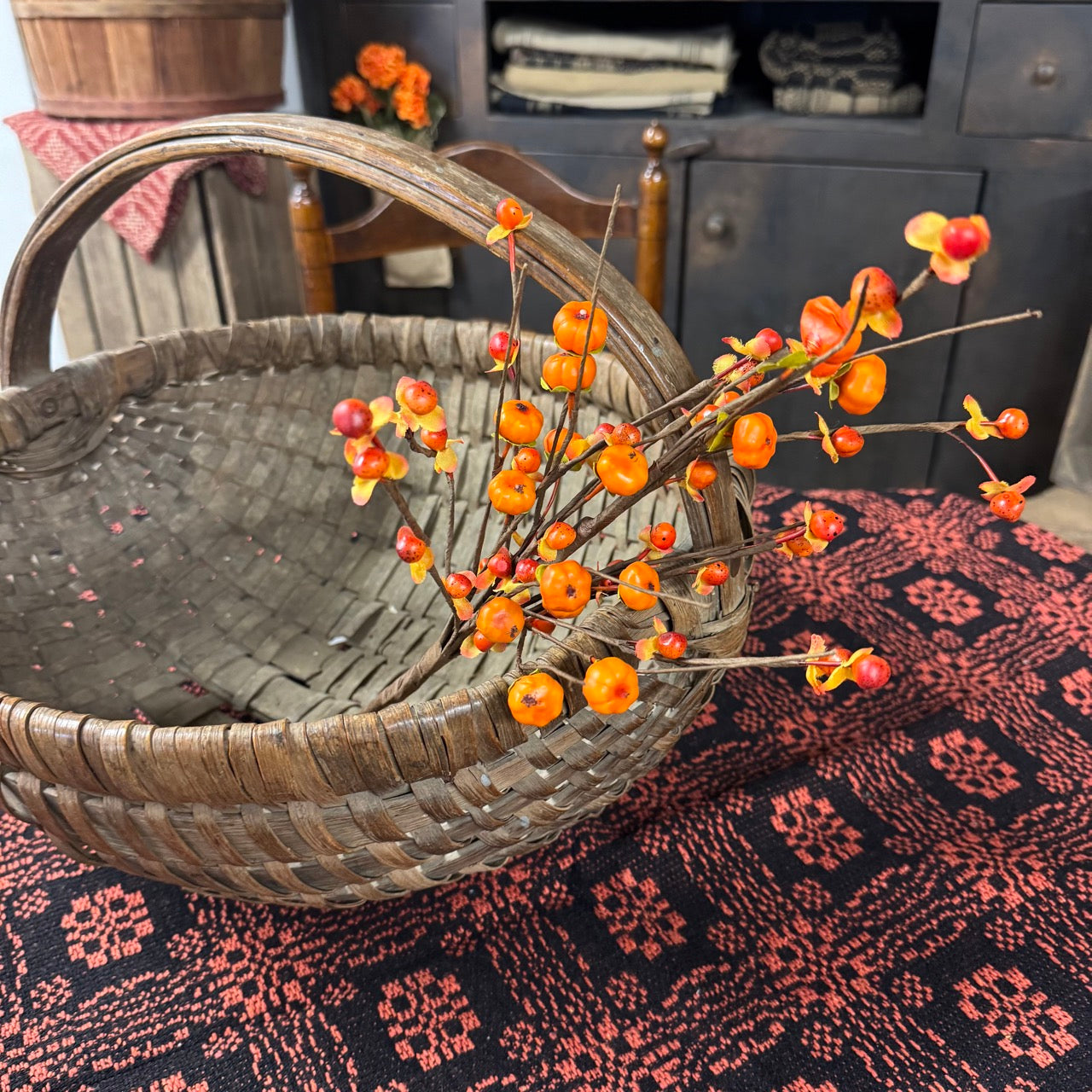 Pumpkin Bittersweet Spray - 18"