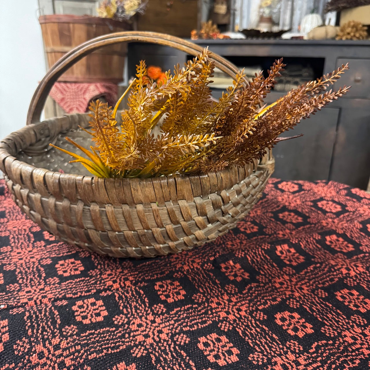 Rusty Brown Heather Bush - Set of 2