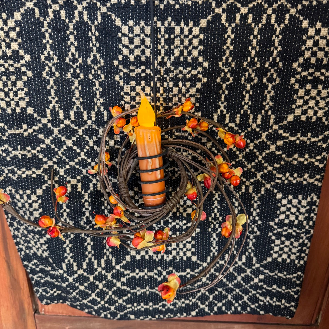 4" Timer Taper Candle - Orange