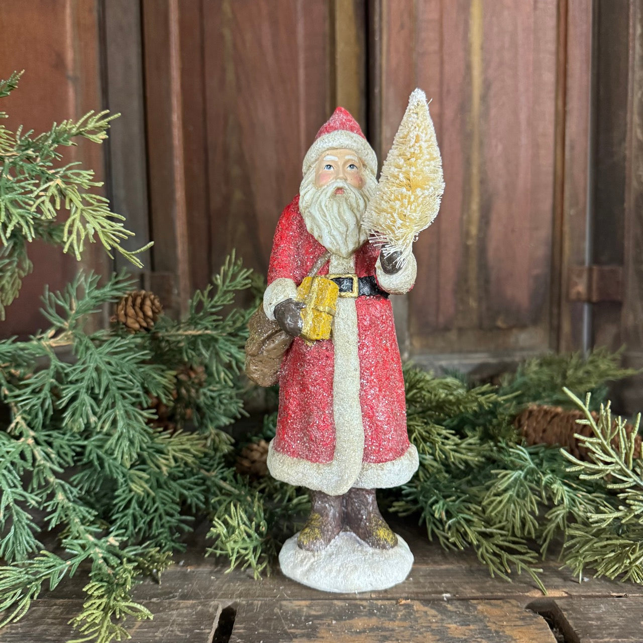 Glistening Olde Saint Nick - Red