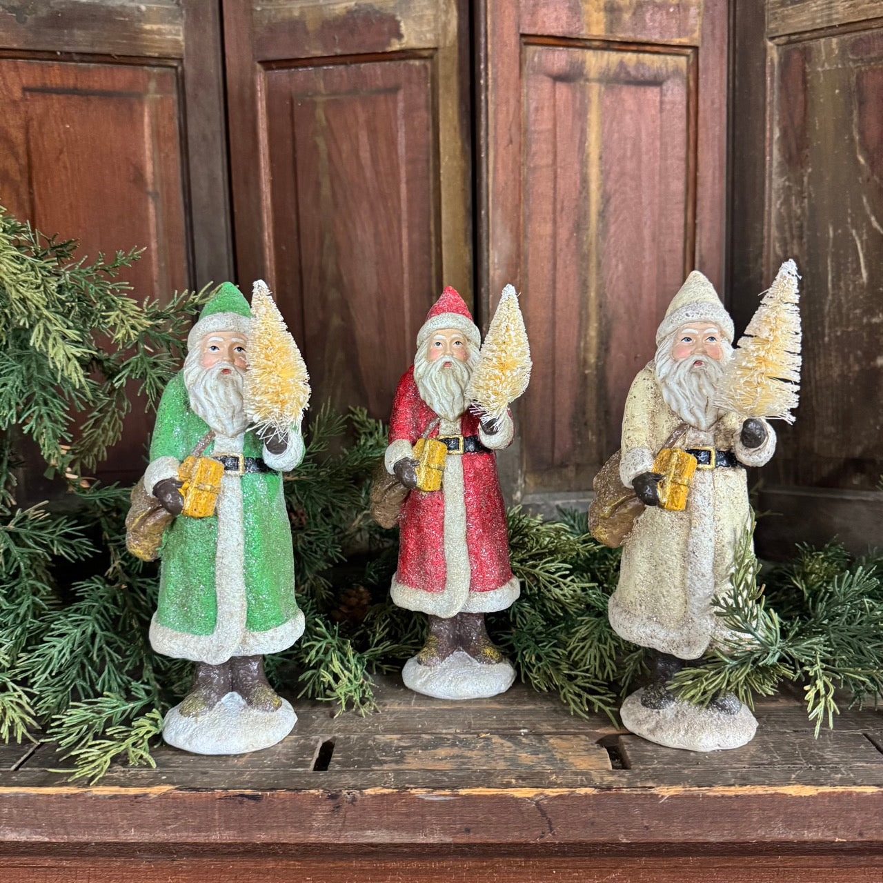 Glistening Olde Saint Nick - Green