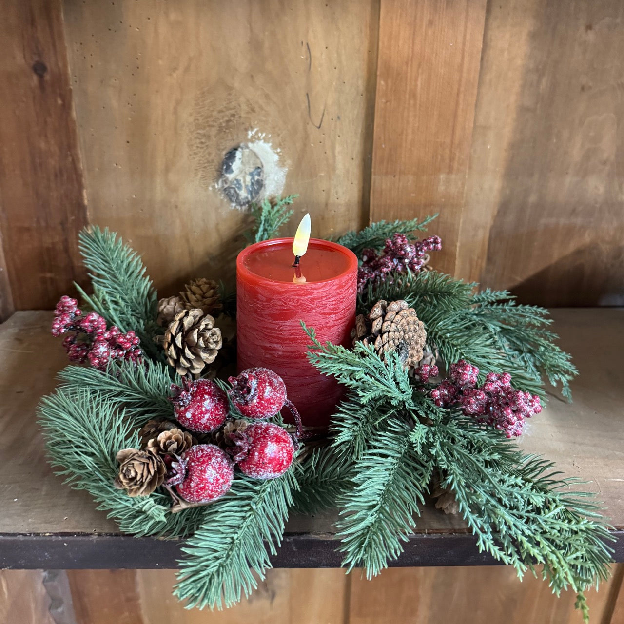 Winterberry Candle Ring