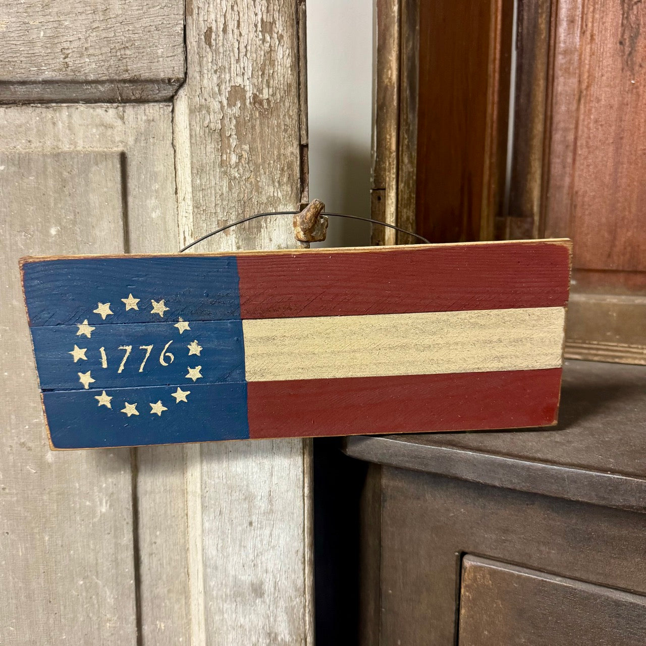 1776 Wooden Flag
