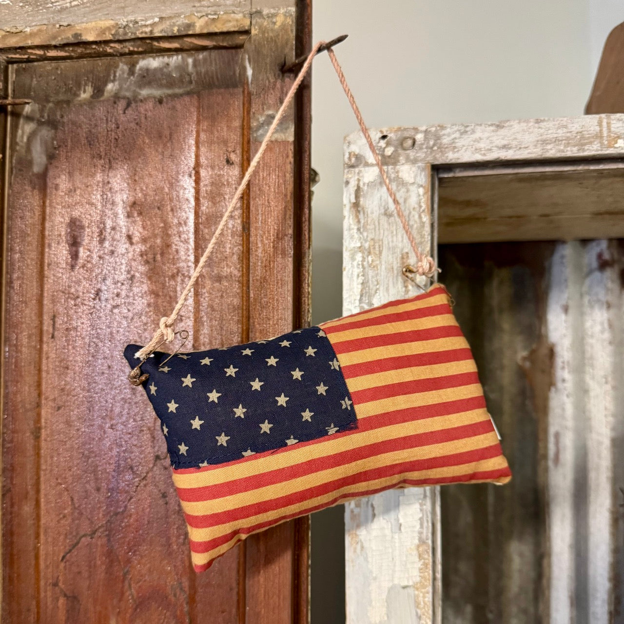 American Flag Pillow Ornament