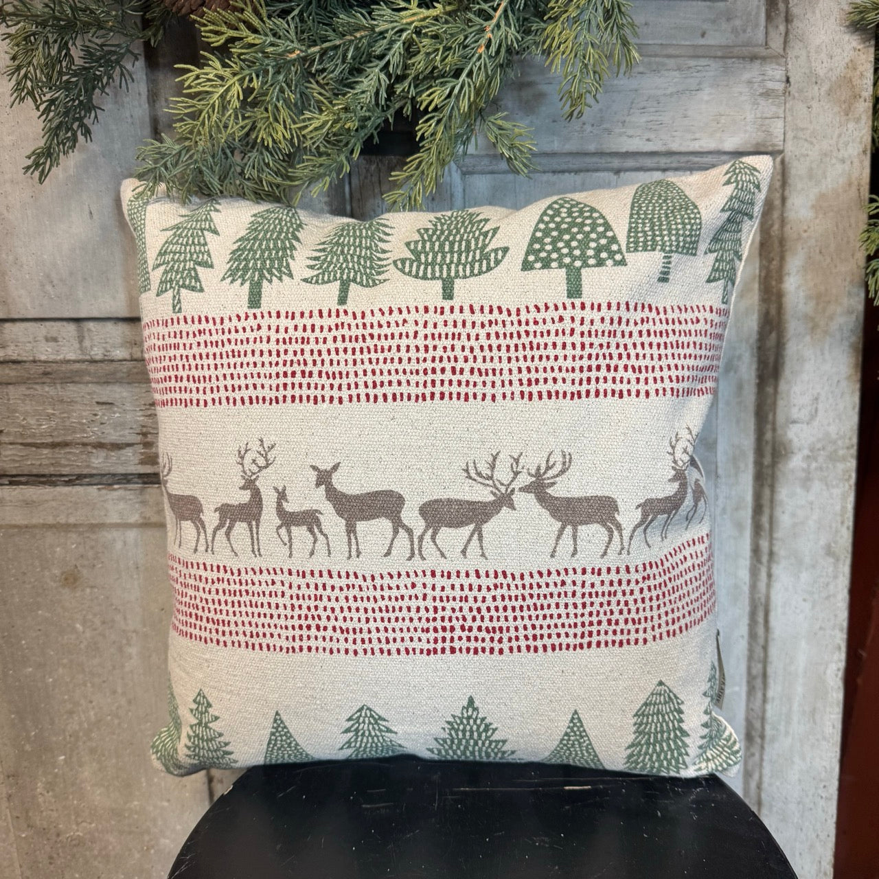Pine Ridge Deer Pillow