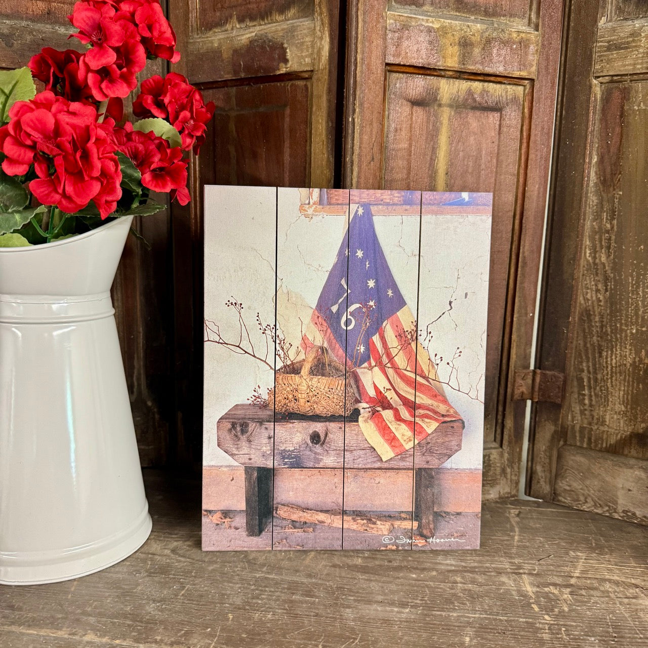 Old Glory - Pallet Art