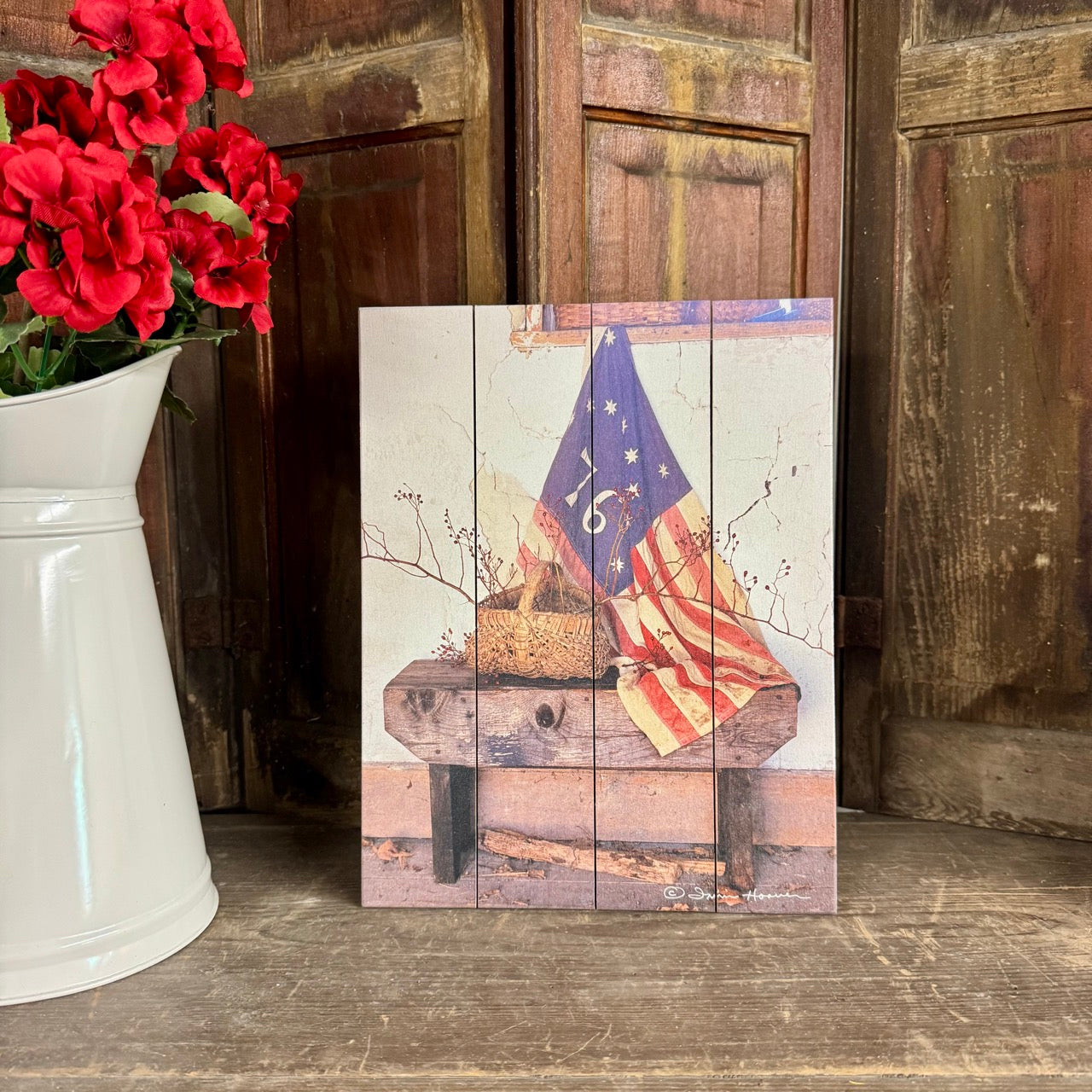 Old Glory - Pallet Art