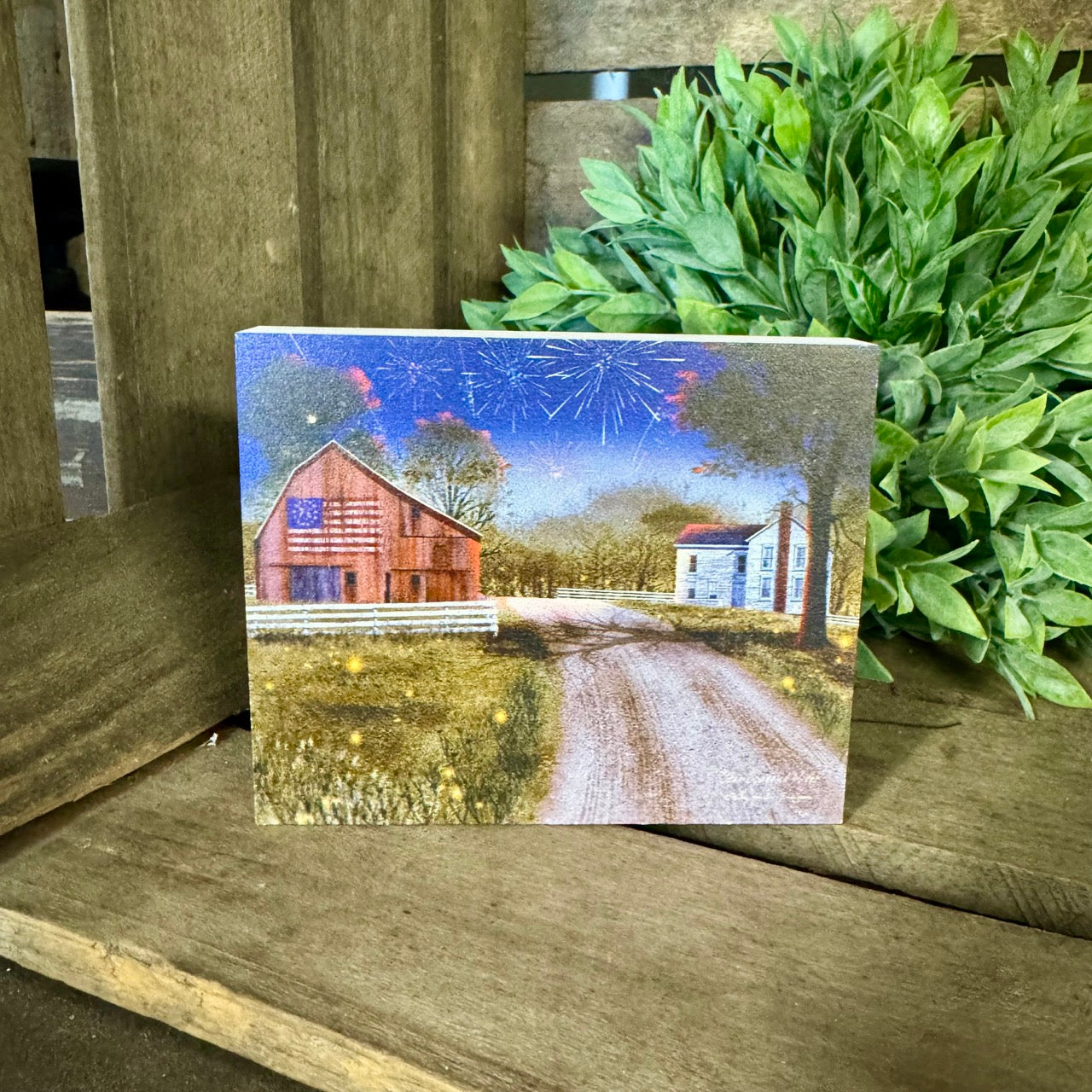 Fireworks Farm - Wooden Block
