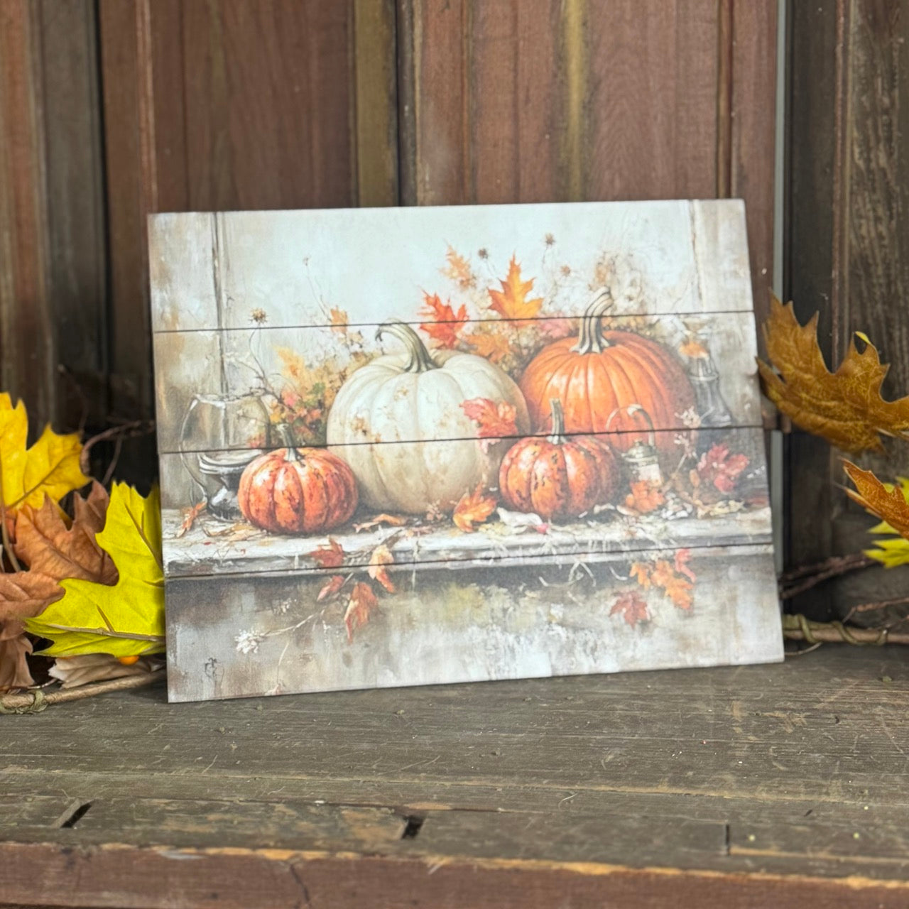 Pumpkins - Pallet Art Sign