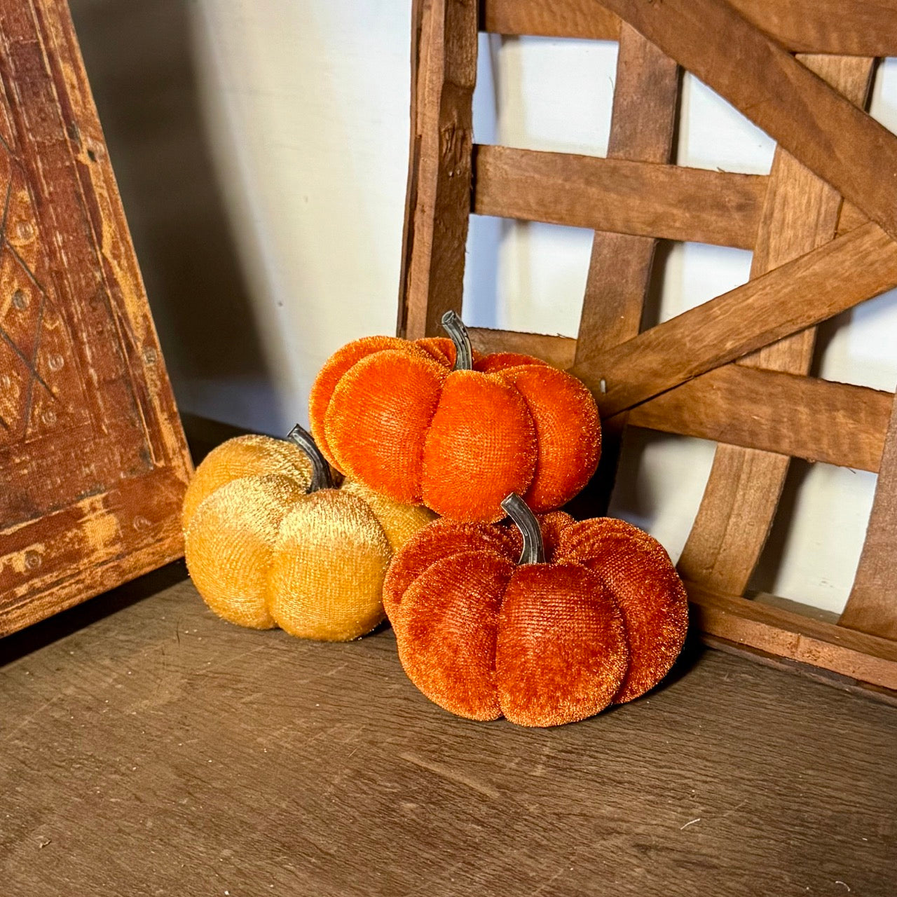 Mini Pumpkin Set of 3