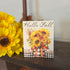 Hello Fall - Wooden Block