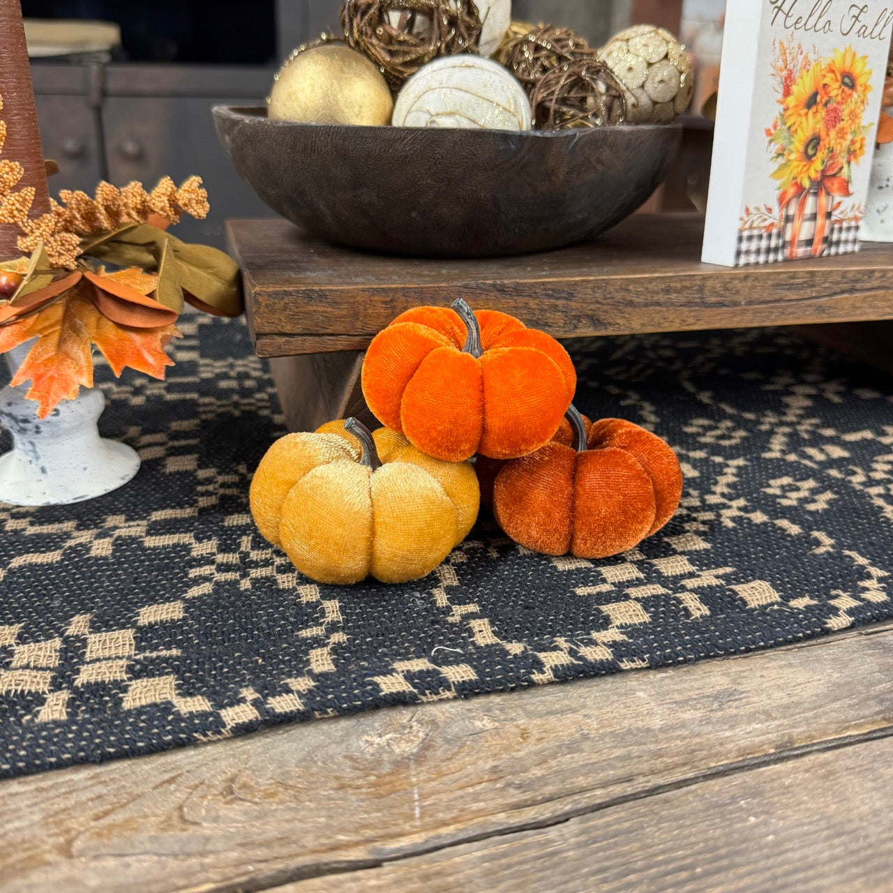 Mini Pumpkin Set of 3