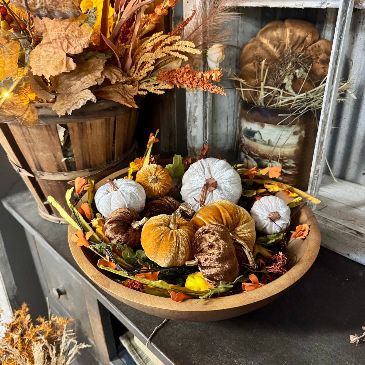 Autumn Velvet Pumpkins