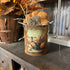 Harvest Pumpkin Can w/ Handmade Pumpkin