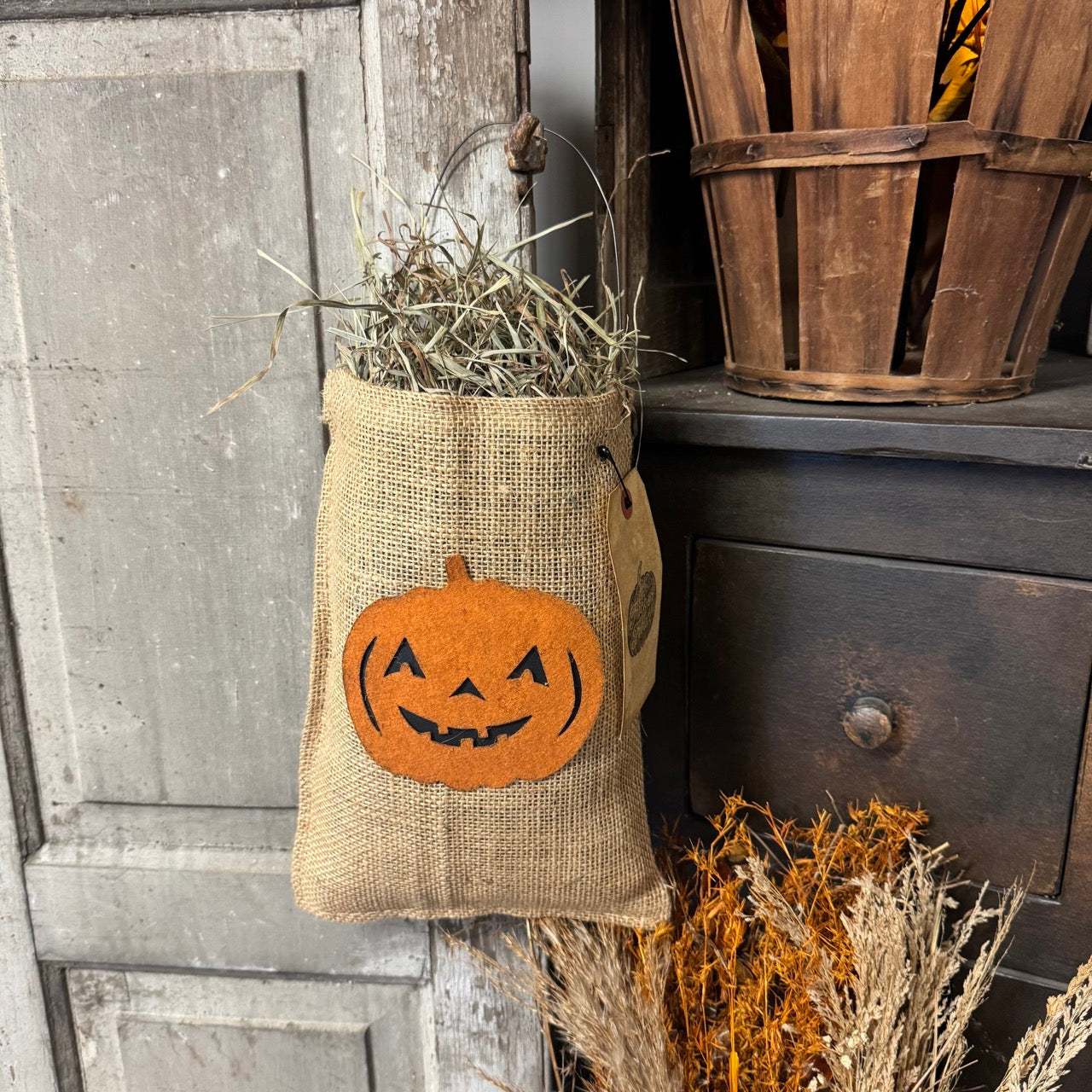 Primitive Pumpkin Sack