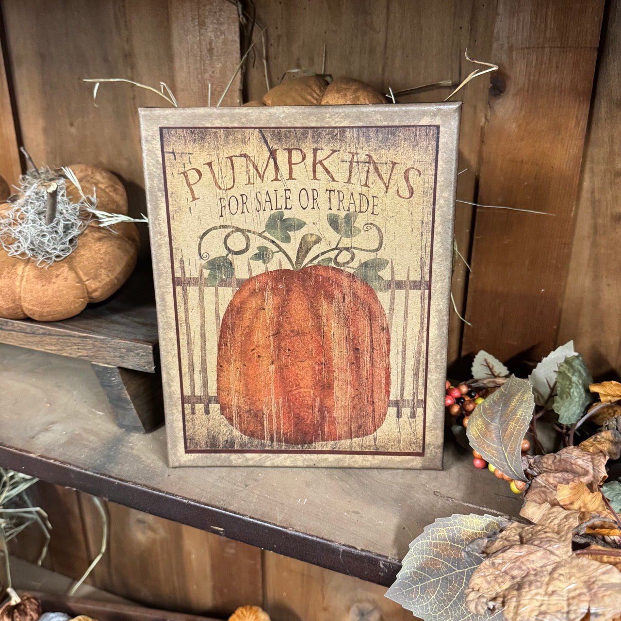 Olde Farm Pumpkin Sign