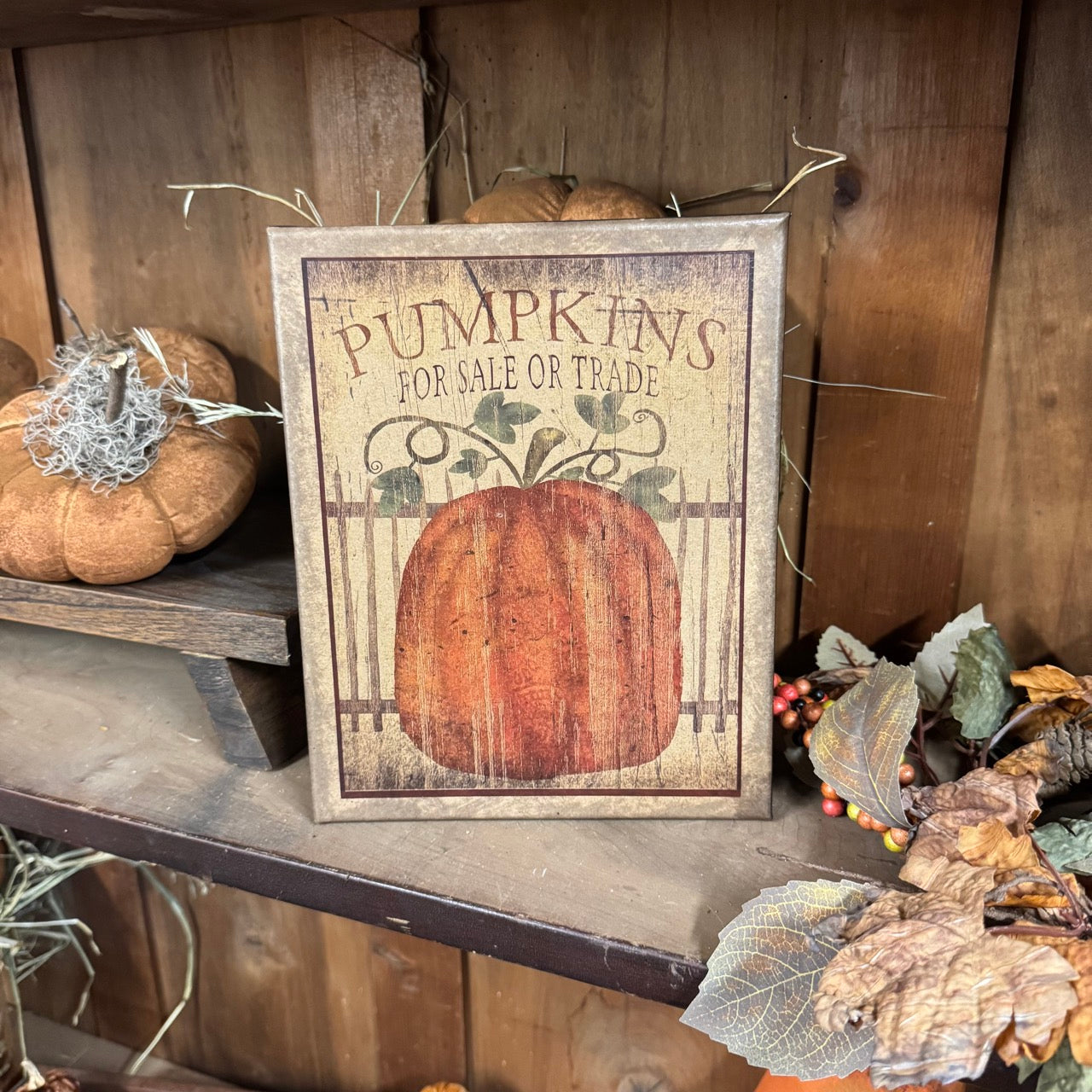 Olde Farm Pumpkin Sign