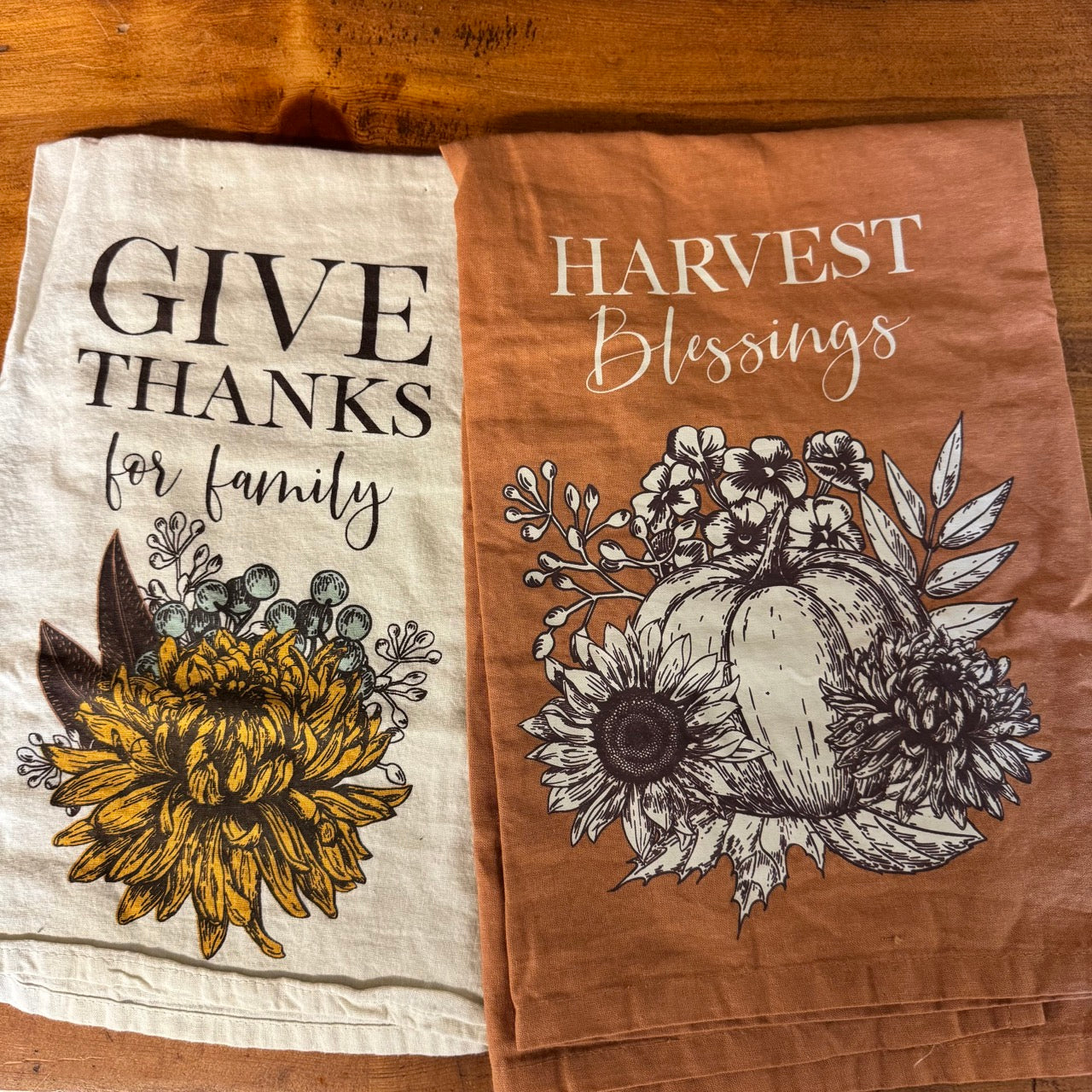 Fall Harvest Towels - Set of 2