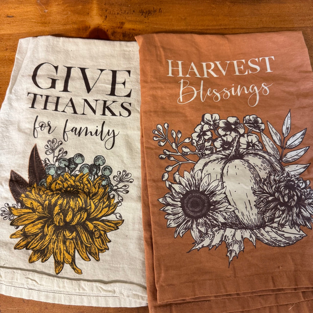 Fall Harvest Towels - Set of 2