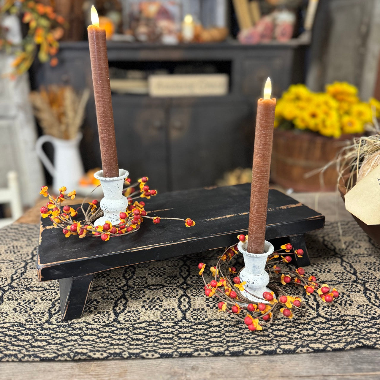 Bittersweet Berry Candle Rings - Set of 2