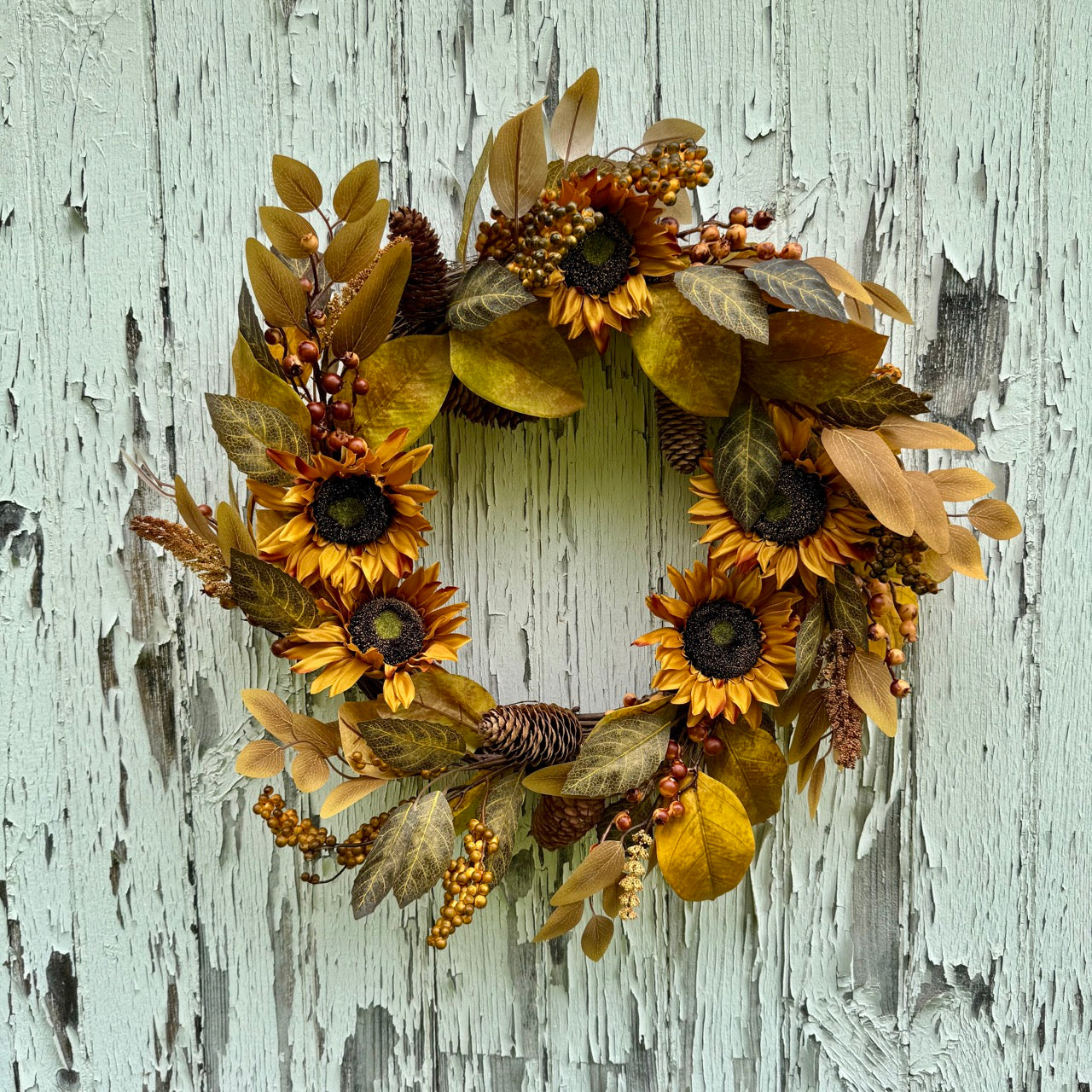 Sunflower Harvest Wreath