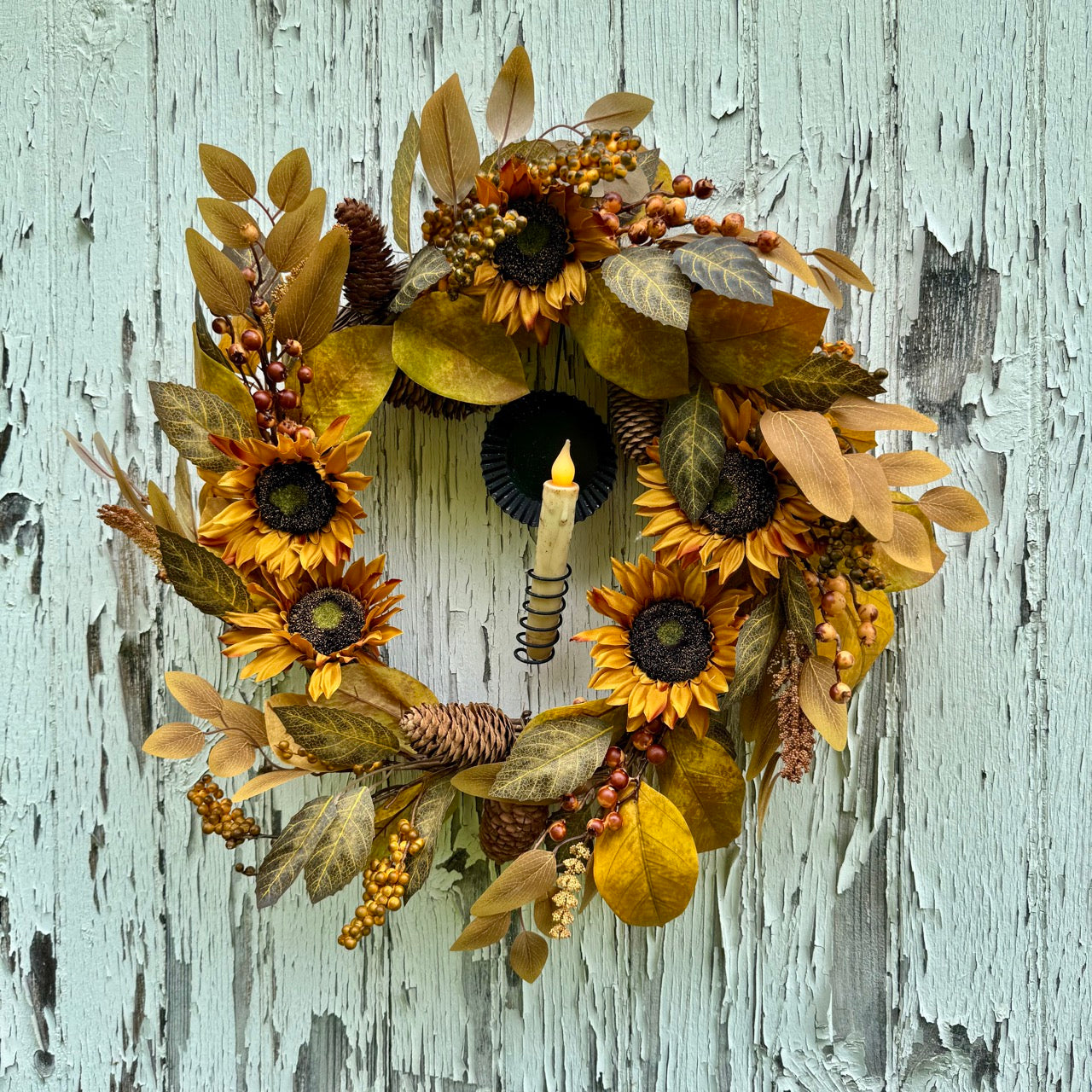 Sunflower Harvest Wreath