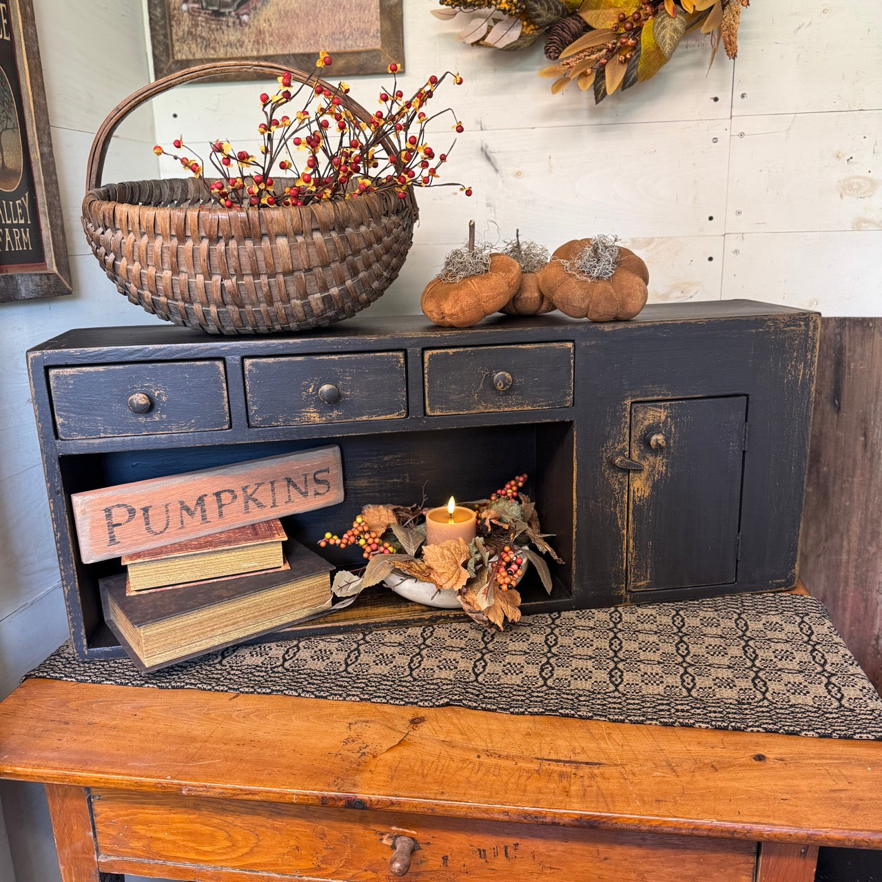Magnolia Cupboard | Farmhouse Accent Cupboard