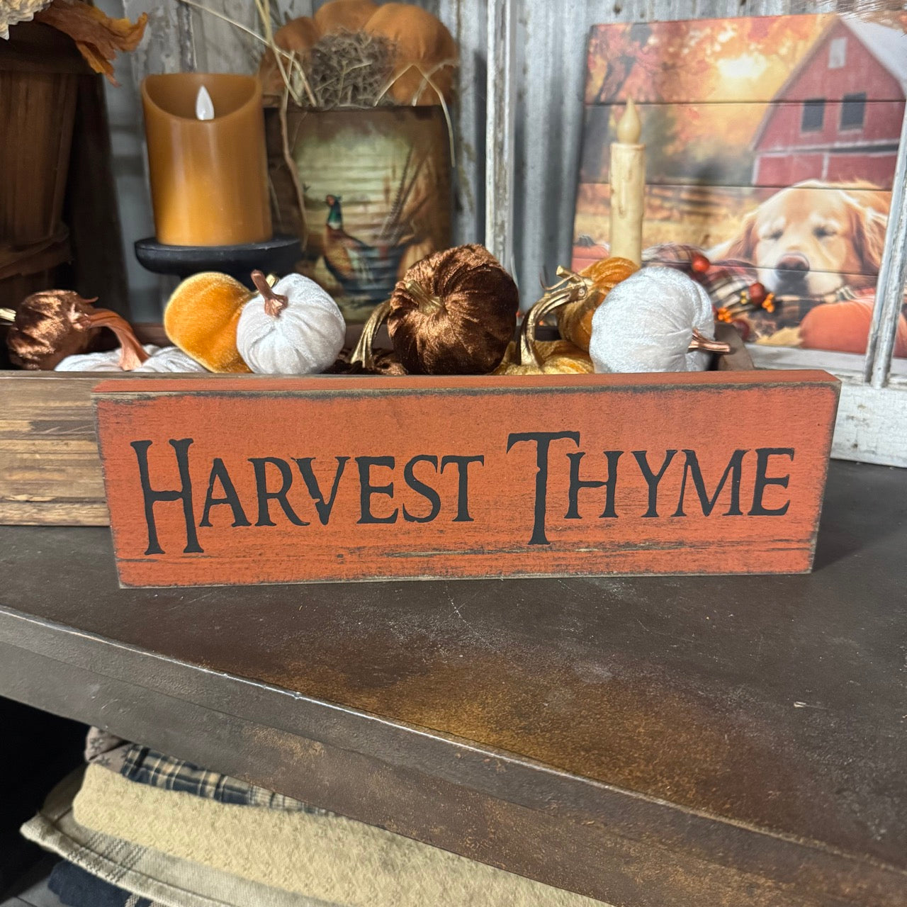 Harvest Thyme - Wooden Sign