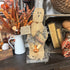 The Gathered Ghost – Rustic Shelf Sitter for Fall