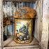 Rustic Pumpkin Harvest Can w/ Handmade Pumpkin