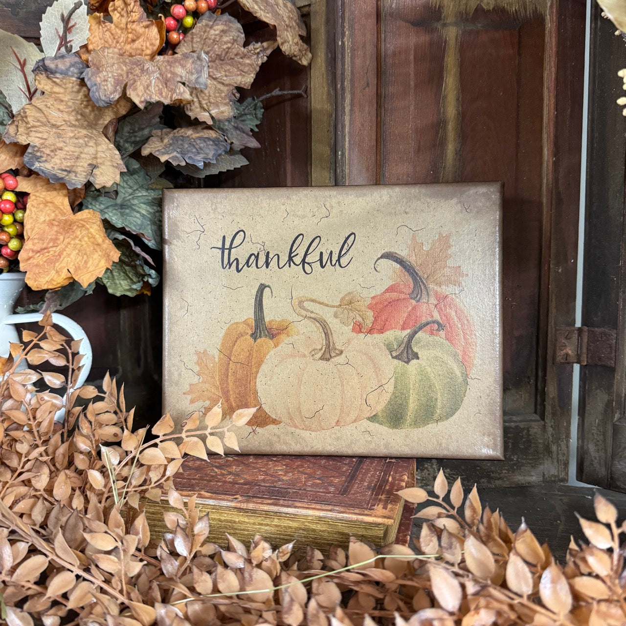 Thankful Harvest Sign